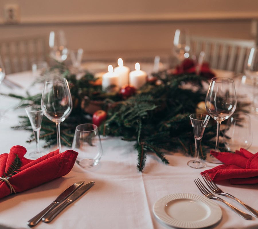 Julbordsdukning Julbordspaket